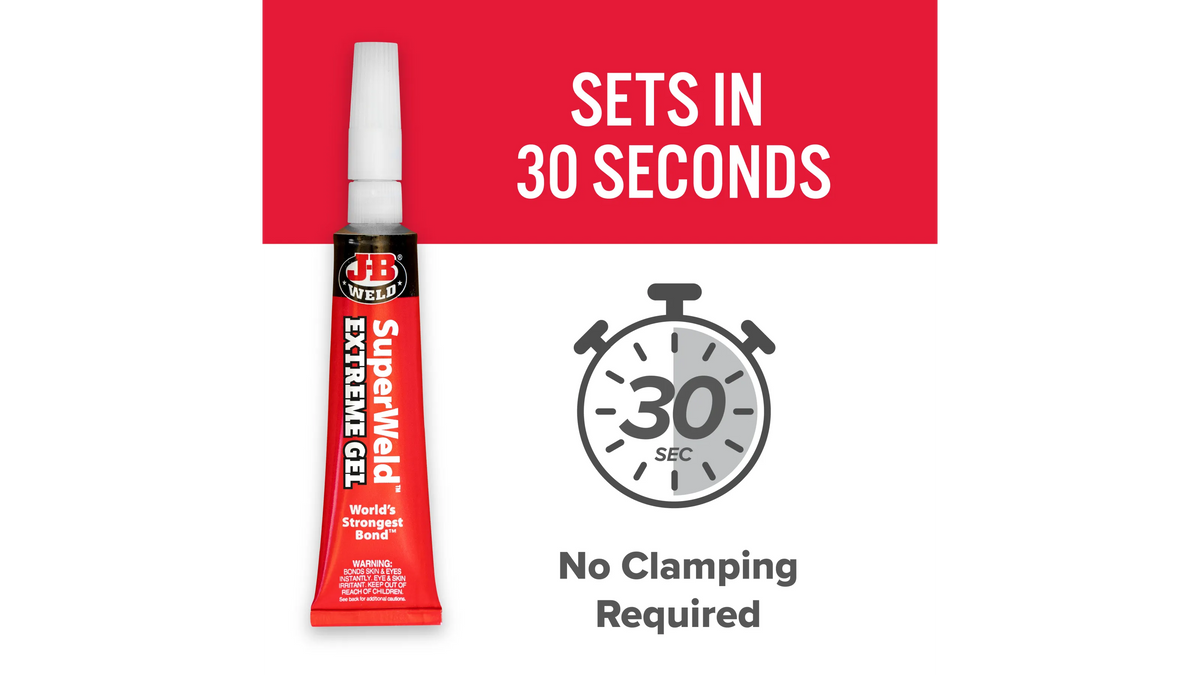 JB Weld SuperWeld Extreme Instant Adhesive 15g JB33400