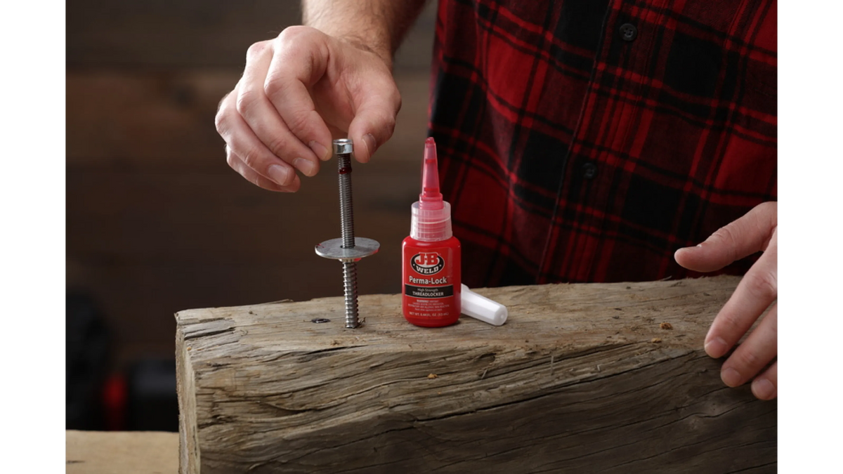 JB Weld Perma-Lock Threadlocker High Red 13ml JB27113