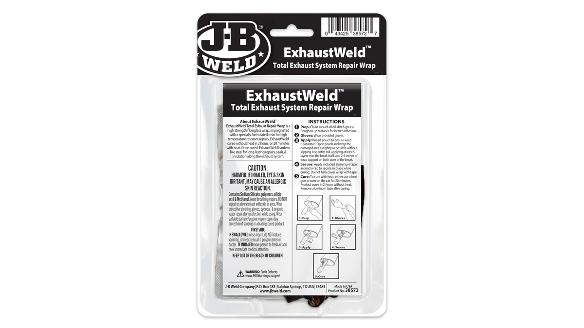 JB Weld ExhaustWeld Total Exhaust System Repair Wrap 5cm x 182cm JB38572