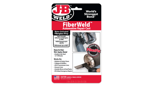 JB Weld FiberWeld Automotive Repair Cast 5cm x 91cm Fiberglass Wrap JB38237