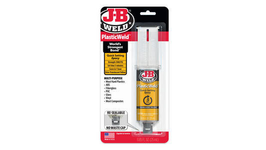 JB Weld PlasticWeld 5 Minute Quick Setting Epoxy 25ml JB50132