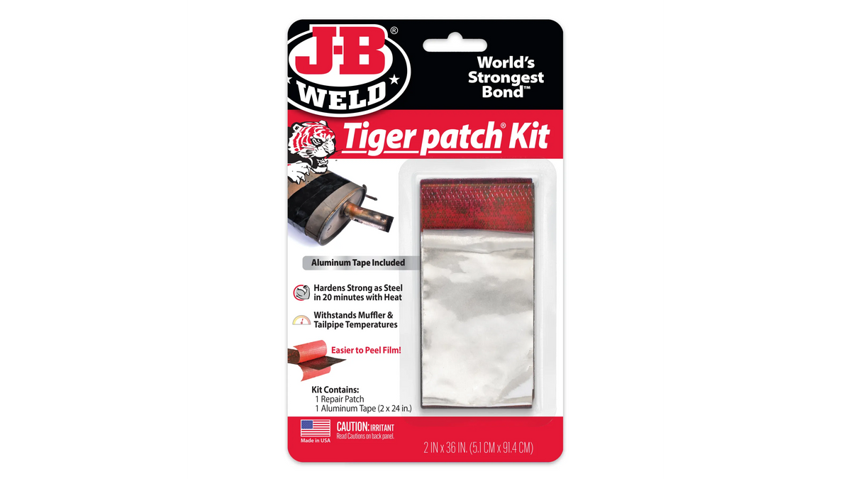 JB Weld Tiger Patch Kit with Aluminum Tape 5cm x 91cm JB39205