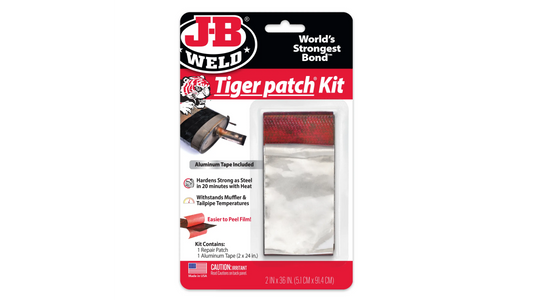 JB Weld Tiger Patch Kit with Aluminum Tape 5cm x 91cm JB39205