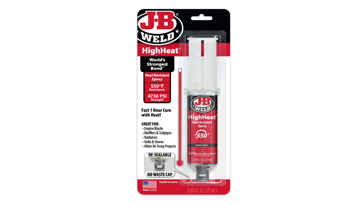 JB Weld HighHeat Syringe Heat Resistant Epoxy 25ml JB50197