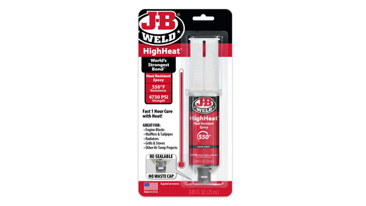 JB Weld HighHeat Syringe Heat Resistant Epoxy 25ml JB50197