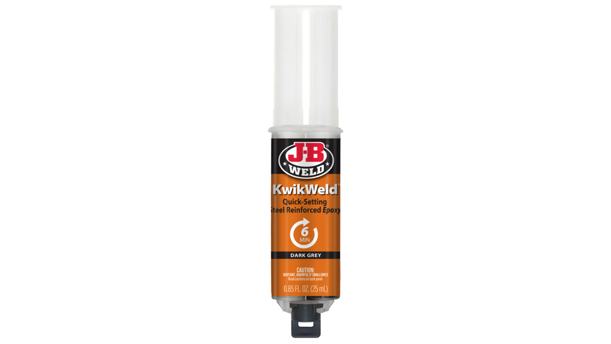 JB Weld KwikWeld 6 Minute Quick Setting Steel Reinforced Epoxy 25ml JB50176