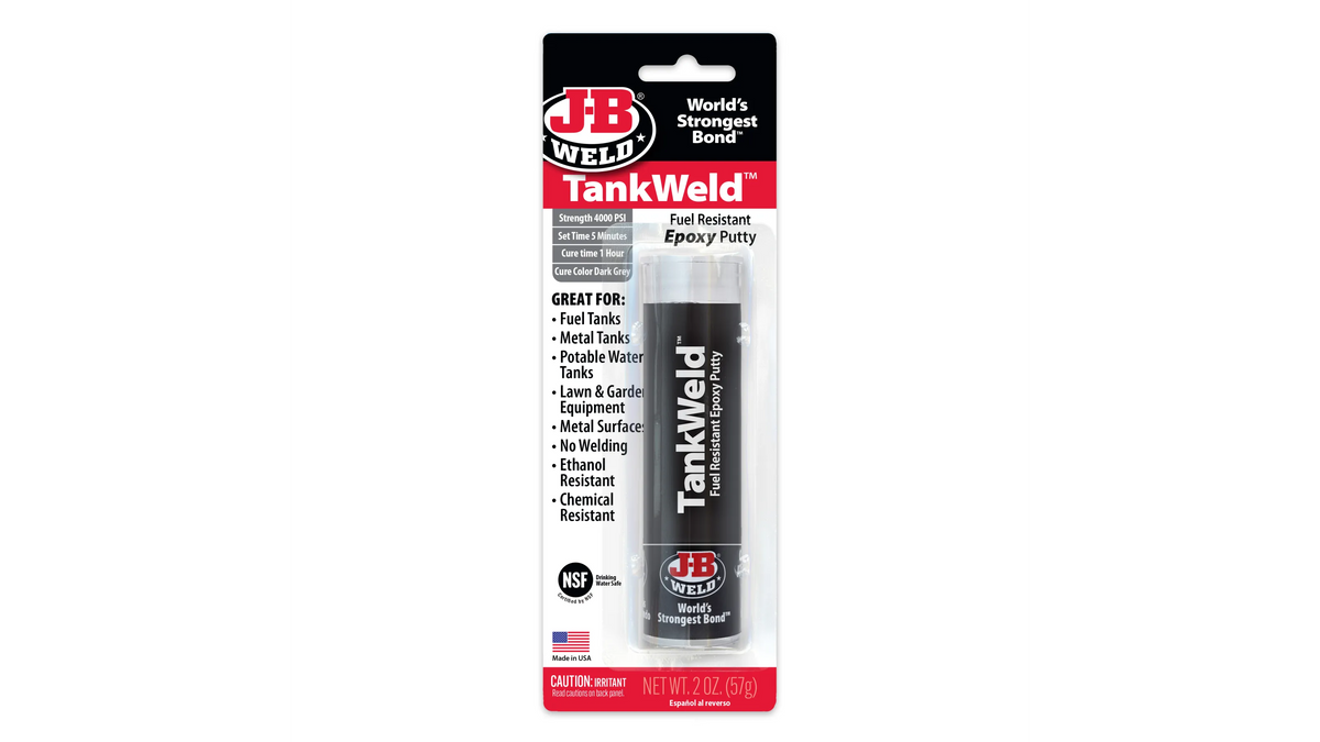 JB Weld TankWeld Fuel Resistant Epoxy Putty 57g JB8217