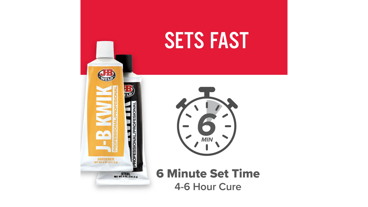 JB Weld KwikWeld Professional Quick Setting Steel Reinforced Epoxy 283.6g JB8271