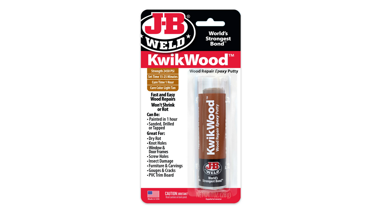 JB Weld KwikWood Wood Repair Epoxy Putty 28g JB8257