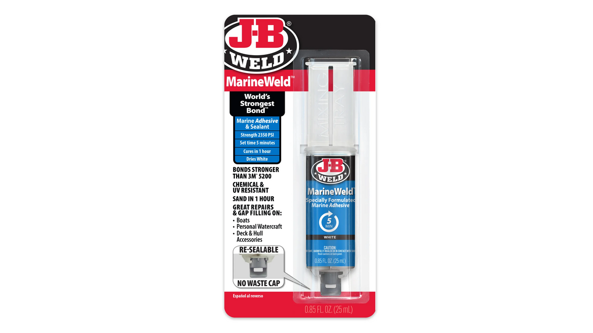JB Weld MarineWeld Syringe Marine Adhesive and Sealant 25ml JB50172