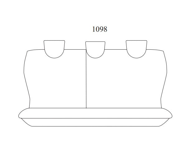 Manta Neoprene w/ Black Stitch 2 Rows Seat Covers KIA SELTOS SP2 S SPORT 10/2019-2026