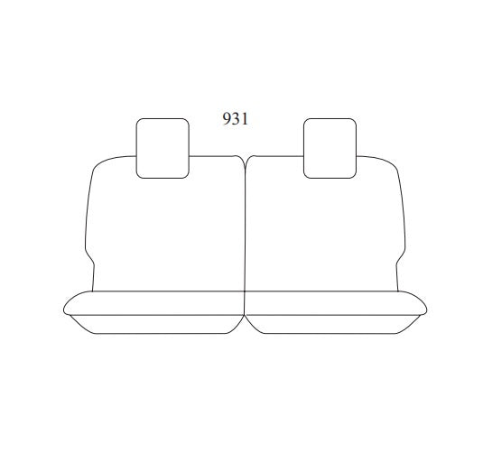 Manta Neoprene w/ Black Stitch 3 Rows Seat Covers HYUNDAI TUCSON TL TLE ELITE ACTIVE 4/2017-2/2021
