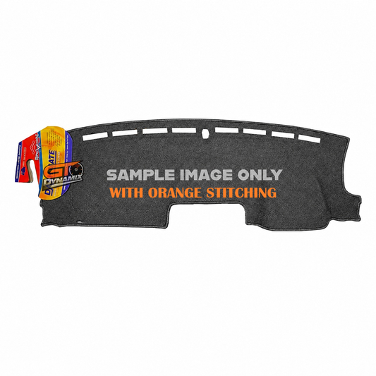 Shevron Dash Mat w/ Orange Stitching FORD Ranger Wildtrak Raptor Platinum Tremor Super Duty Stormtrak 5/2022-2026 O1652