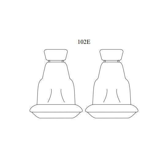 Weekender Jacquard Front Seat Covers HYUNDAI ACCENT RB ACTIVE ELITE PREMIUM SR HATCH 7/2011-4/2019