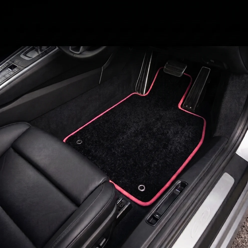 Custom Carpet Floor Mats 4pcs VOLKSWAGEN GOLF 4 9/1998-6/2004 w/ 9 Binding Colour