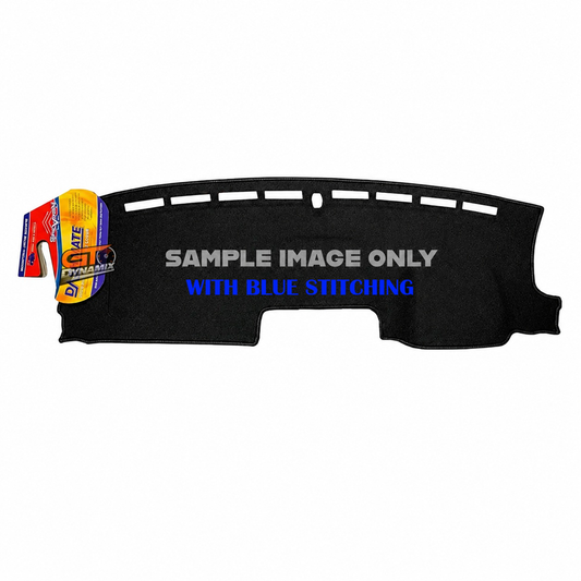 Shevron Dash Mat w/ Blue Stitching FORD Ranger PX MKIII Raptor Wildtrak 8/2018-4/2022 DMB1535
