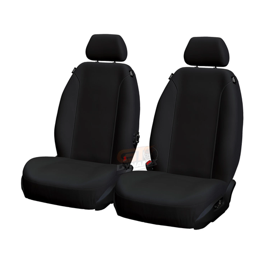 Super Tuff Canvas Black Front Seat Covers ISUZU DMAX TF LS-U SX SPACE CAB 7/2020-2026