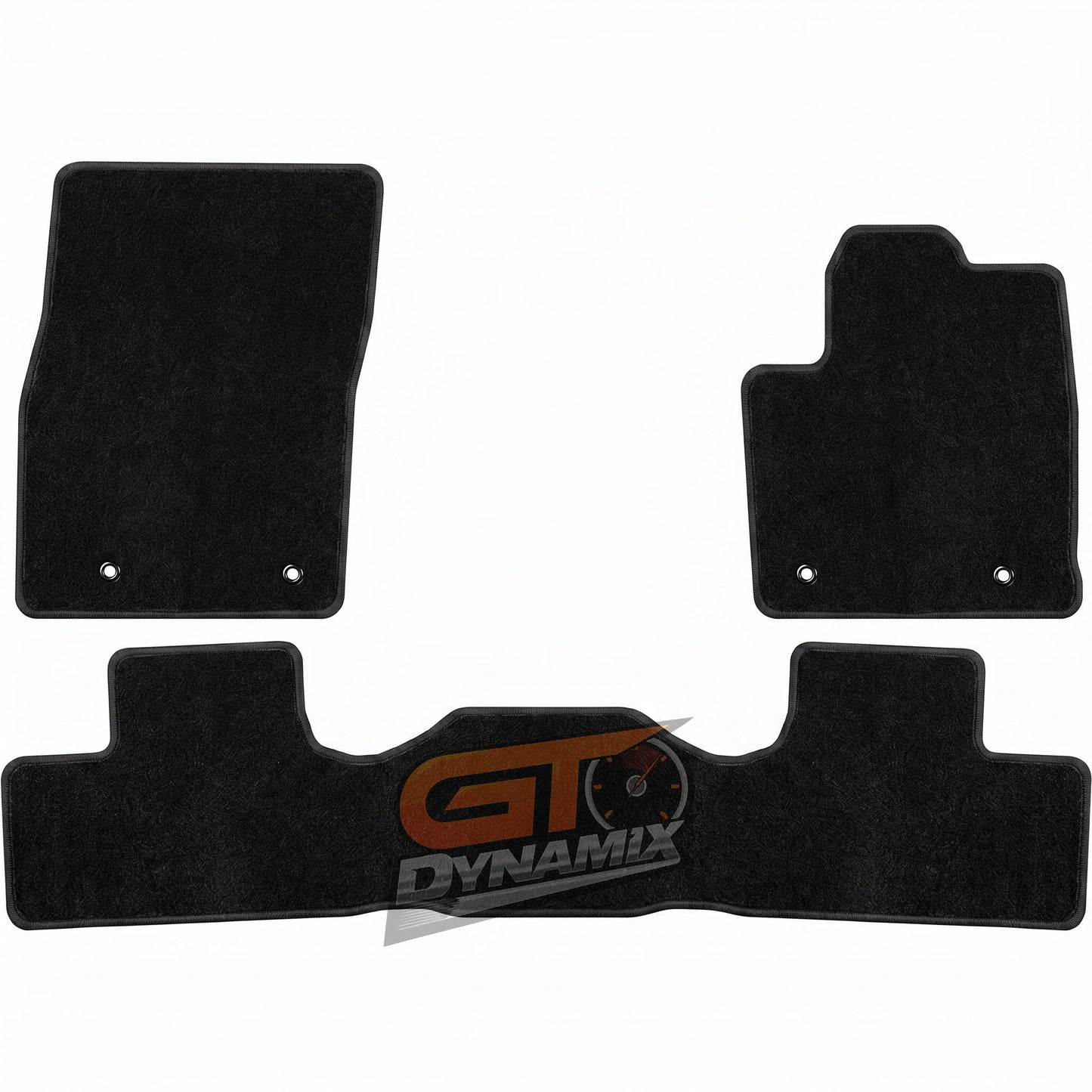 Custom Carpet Floor Mats 3pcs For TOYOTA LANDCRUISER 300 SERIES 10/2021-2026 w/ 9 Binding Colour