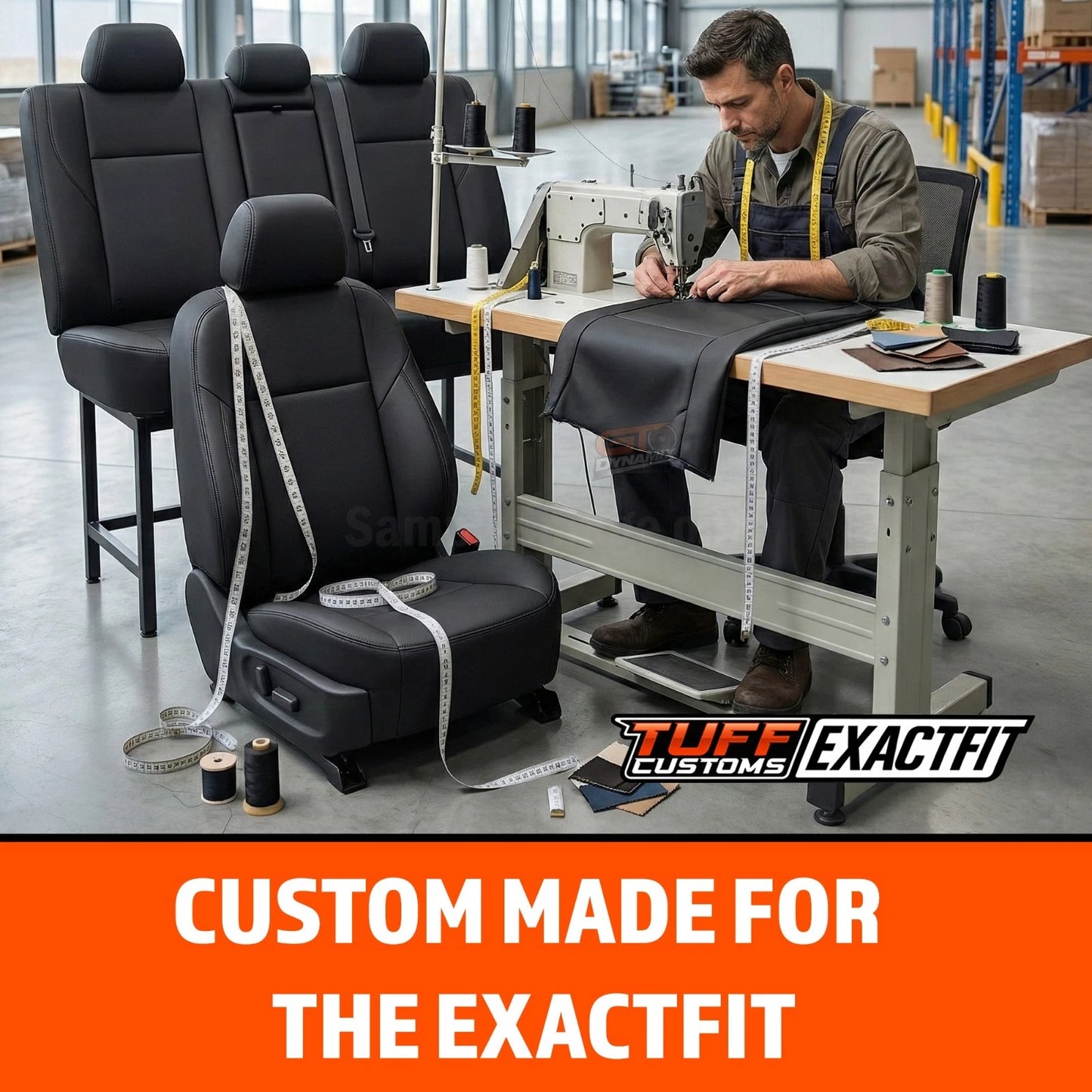 TUFF Customs EXACTFIT Neoprene Seat Covers FORD RANGER NEXT GEN XLT SPORT 2022-2026
