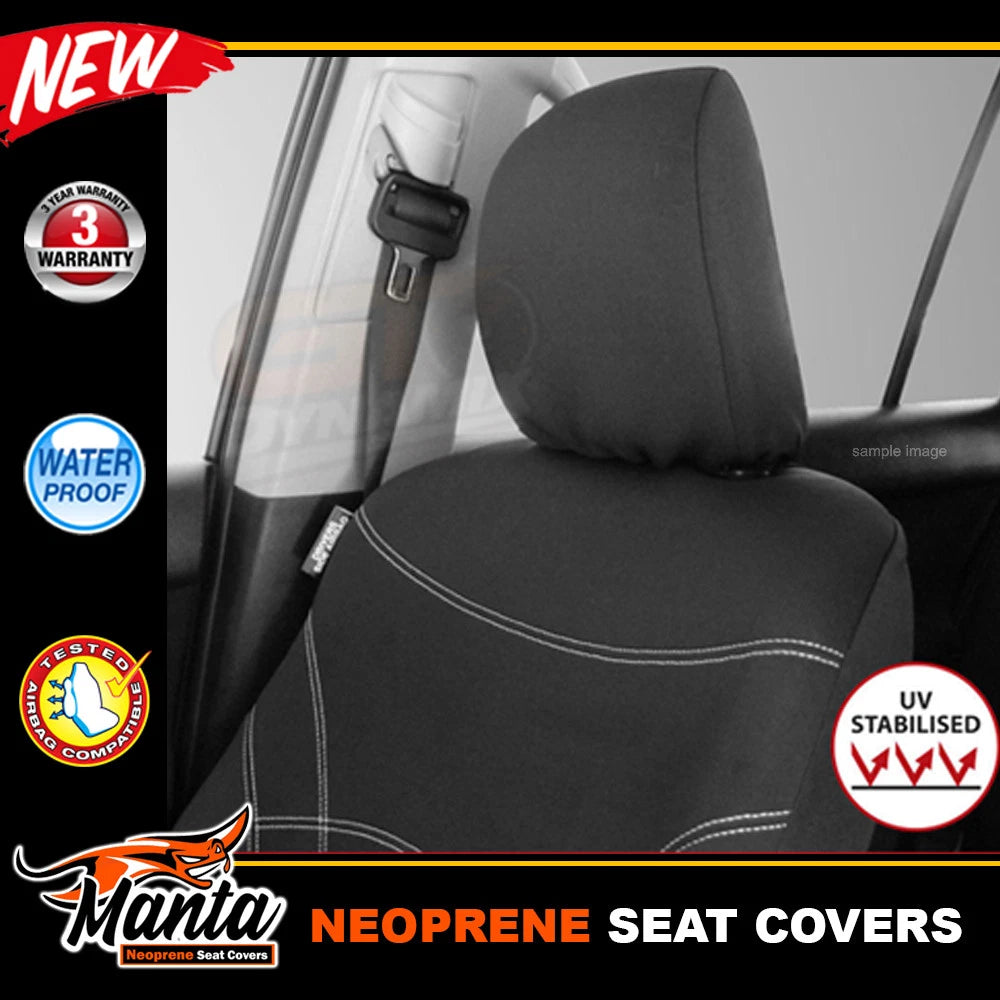 Manta Neoprene Front Seat Covers For LEXUS LX470 UZJ100R 5/1998-3/2008