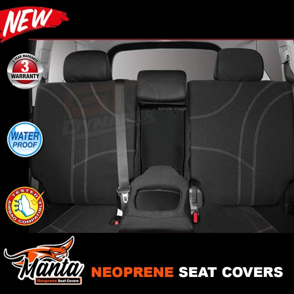 Manta Neoprene w/ Black Stitch 2 Rows Seat Covers MAZDA 3 BP G25 ASTINA G25 EVOLVE G25 GT HATCH 2/2019-2026