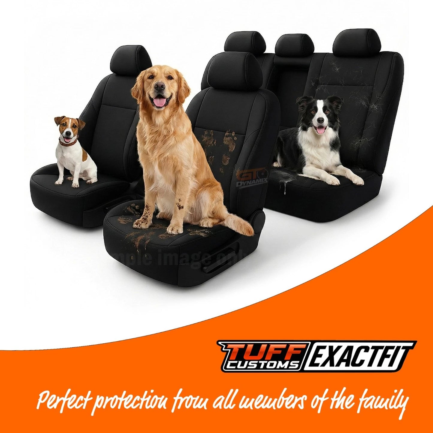 TUFF Customs EXACTFIT Neoprene Seat Covers FORD RANGER NEXT GEN XLT SPORT 2022-2026