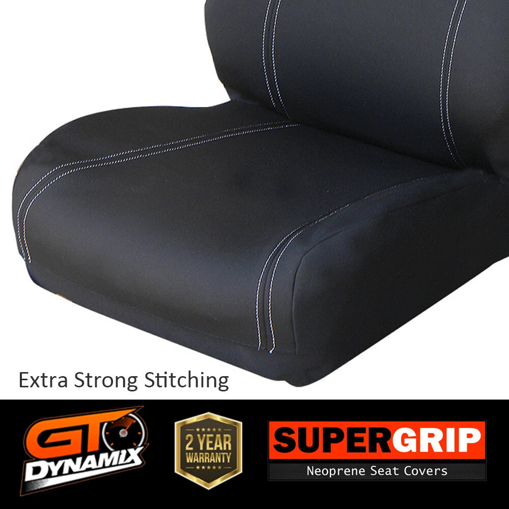 SuperGrip Neoprene Seat Covers Isuzu D-MAX Dual Cab SX LS LS-M LS-U 6/2012-6/2020