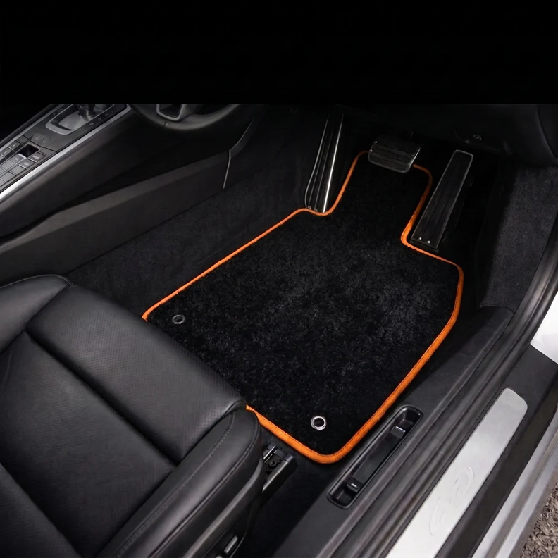 Custom Carpet Floor Mats 3pcs For NISSAN PULSAR N16 7/2000-11/2005 w/ 9 Binding Colour