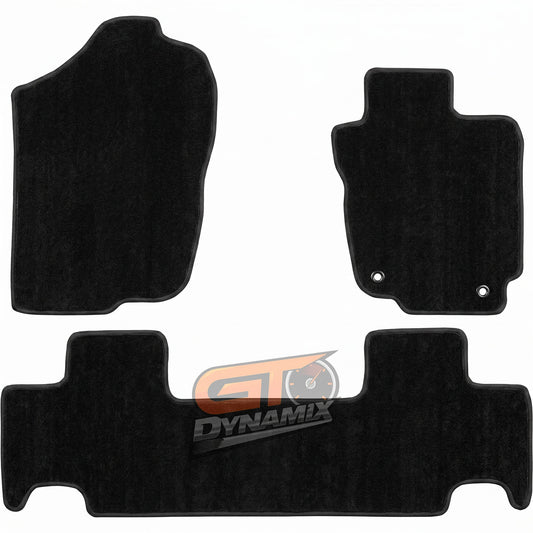 Custom Carpet Floor Mats 3pcs For TOYOTA RAV 4 MAN/AUTO 5DR ALA49R ASA44R ZSA42R 2/2013-2018 w/ 9 Binding Colour