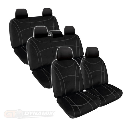 Manta Neoprene 3 Rows Seat Covers FORD EVEREST UA AMBIENTE SPORT TREND 7/2015-5/2022