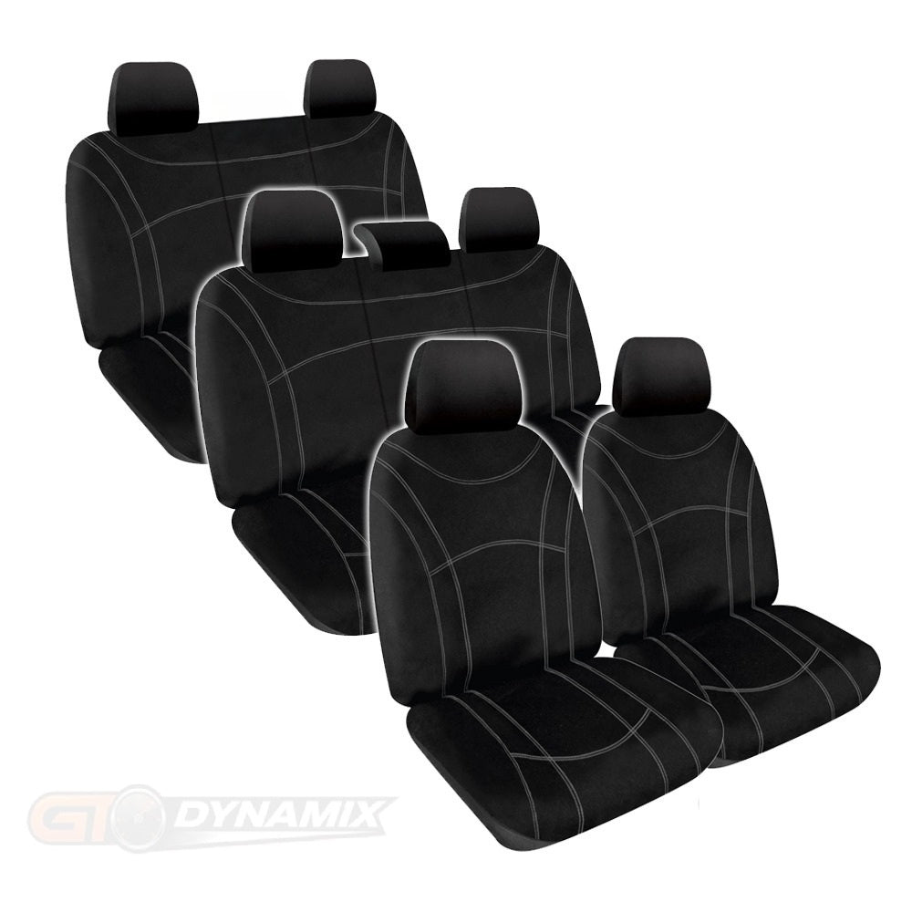 Manta Neoprene 3 Rows Seat Covers KIA CARNIVAL YP S SI SL-I WAGON 2/2015-9/2020