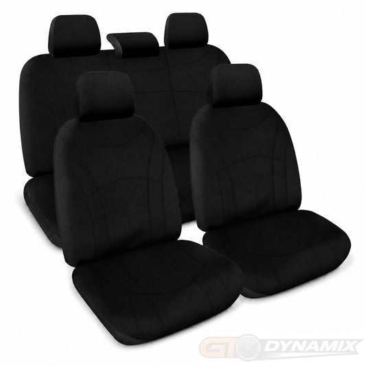 Manta Neoprene w/ Black Stitch 2 Rows Seat Covers MAZDA BT50 UP UR XT SINGLE CAB BUCKET SEATS 11/2011-7/2020