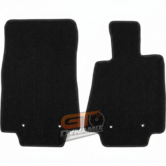 Custom Carpet Floor Mats 2pcs For NISSAN 370Z Z34 AUTO 5/2009-2013 w/ 9 Binding Colour