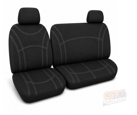 Manta Neoprene Front Seat Covers FORD RANGER PX XL SINGLE CAB BUCKET & 3/4 BENCH 9/2011-7/2015