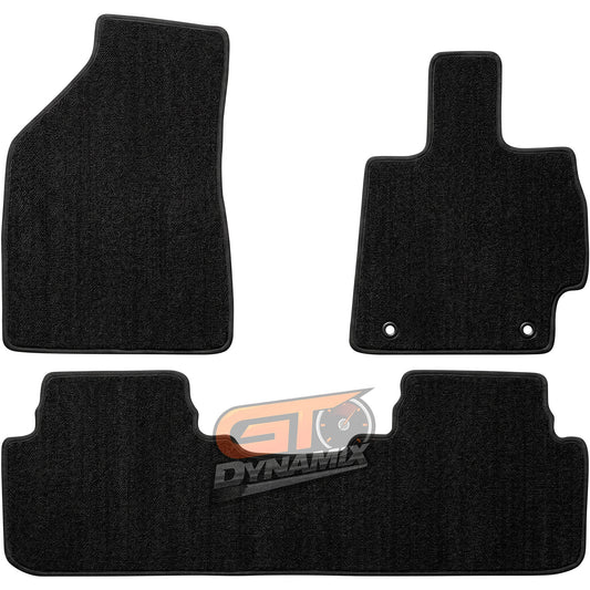 Custom Carpet Floor Mats 3pcs For TOYOTA KLUGER GSU40R GSU45R 8/2007-2/2014 w/ 9 Binding Colour